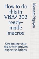 How to do this in VBA? 202 ready-made macros af Klemens Nguyen
