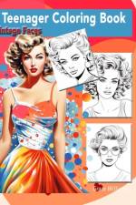 Vintage Faces Teenager Coloring Book af Grace Williams