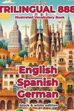 Trilingual 888 English Spanish German Illustrated Vocabulary Book af Rosita Villareal