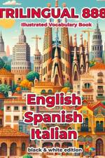 Trilingual 888 English Spanish Italian Illustrated Vocabulary Book af Rosita Villareal
