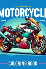 Motorcycle Coloring Book af Roxanne Olson Art