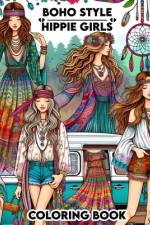 Boho Style Hippie Girls Coloring Book af Antonio Stokes Art