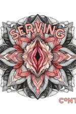SERVING C*NT Coloring Book Mandalas af Aluna Jerez
