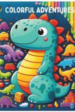 Coloring with Dinosaurs af M R P