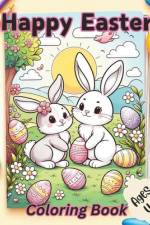 Happy Easter Coloring book for kids af Travis Rogers