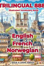 Trilingual 888 English French Norwegian Illustrated Vocabulary Book af Sylvie Loiselle