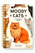 Moody Cats Sticker Book af Brass Brass Monkey
