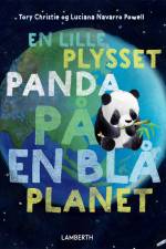 En lille plysset panda på en blå planet af Tory Christie