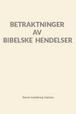 Betraktninger av bibelske hendelser af Søren Grønborg Hansen