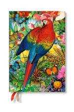 Tropical Garden (Nature Montages) Midi 12-month Horizontal Hardback Dayplanner 2025 (Elastic Band Closure) af Paperblanks