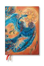 Skybird (Birds of Happiness) Midi 12-month Horizontal Softcover Flexi Dayplanner 2025 (Elastic Band Closure) af Paperblanks