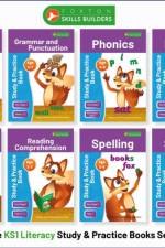 Complete Key Stage 1 Literacy Study & Practice Books - 8-book bundle! English, Phonics, Spelling, Handwriting, Reading Comprehension for AGES 4 - 7 af Foxton Books