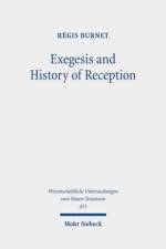 Exegesis and History of Reception af Regis Burnet