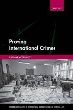 Proving International Crimes af Yvonne (Professor of Law McDermott