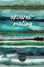 Abstrakt akvarelmaling af Kate Rebecca Leach