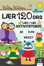 Wacky Wonders aktivitetsbog med 120 ord + stickers