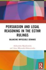 Persuasion and Legal Reasoning in the ECtHR Rulings