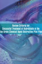 Review Criteria for Successful Treatment of Hydrolysate at the Blue Grass Chemical Agent Destruction Pilot Plant af National Academies Of Sciences Engineeri