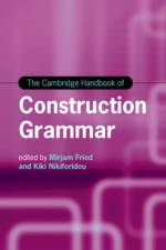 The Cambridge Handbook of Construction Grammar