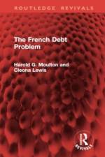 The French Debt Problem af Harold G. Moulton