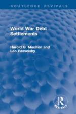 World War Debt Settlements af Harold G. Moulton