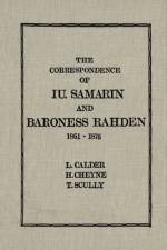 The Correspondence of Iu Samarin and Baroness Rahden af Loren Calder