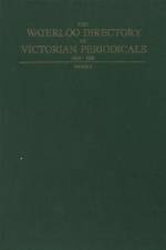 The Waterloo Directory of Victorian Periodicals af John North