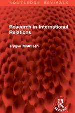 Research in International Relations af Trygve Mathisen