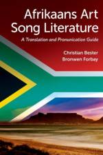 Afrikaans Art Song Literature af Forbay