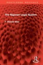 The Nigerian Legal System af T. Olawale Elias