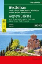 Western Balkans Road Atlas, Freytag & Berndt 1:150 000 af Freytag