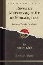 Revue de Metaphysique Et de Morale, 1902, Vol. 10 af Xavier Leon