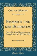 Bismarck Und Der Bundestag af Otto von Bismarck