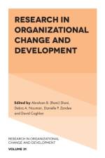 Research in Organizational Change and Development