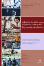 Advances in Machinery, Materials Science and Engineering Application