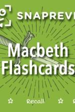 SnapRevise Macbeth Flashcards