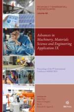 Advances in Machinery, Materials Science and Engineering Application IX