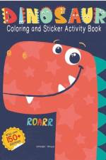 Dinosaurs - Coloring and Sticker Activity Book (With 150+ Stickers) af Wonder House Books