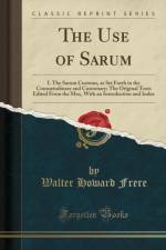 The Use of Sarum af Walter Howard Frere