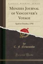 Menzies Journal of Vancouver's Voyage af C. F. Newcombe