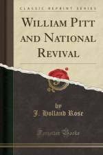 William Pitt and National Revival (Classic Reprint) af J. Holland Rose