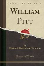William Pitt (Classic Reprint) af Thomas Babington Macaulay