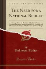 The Need for a National Budget af Unknown Author