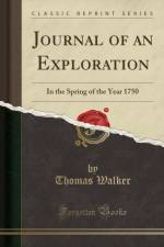 Journal of an Exploration af Thomas Walker