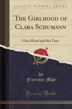 The Girlhood of Clara Schumann af Florence May