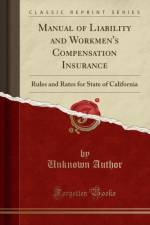 Manual of Liability and Workmen's Compensation Insurance af Unknown Author