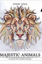 Majestic Animals: Colouring Books for Adults with Tear Out Sheets af Wonder House Books