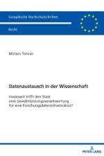 Datenaustausch in der Wissenschaft af Tormin Miriam Tormin