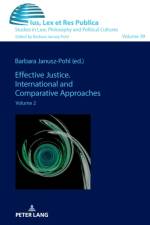 Effective Justice. International and Comparative Approaches