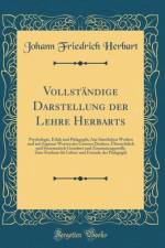 Vollstandige Darstellung Der Lehre Herbarts af Johann Friedrich Herbart
